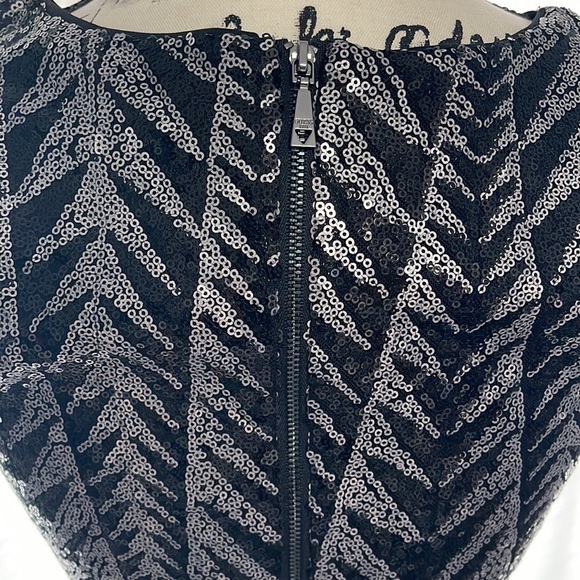 Guess Black and silver sequin dress. - Picture 3 of 5